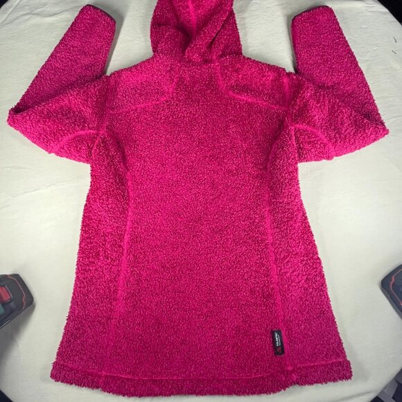 Lowe Alpine Polartec Sherpa Zip Up Jacket Women's Fuchsia 100% Polyester - Picture 10 of 11